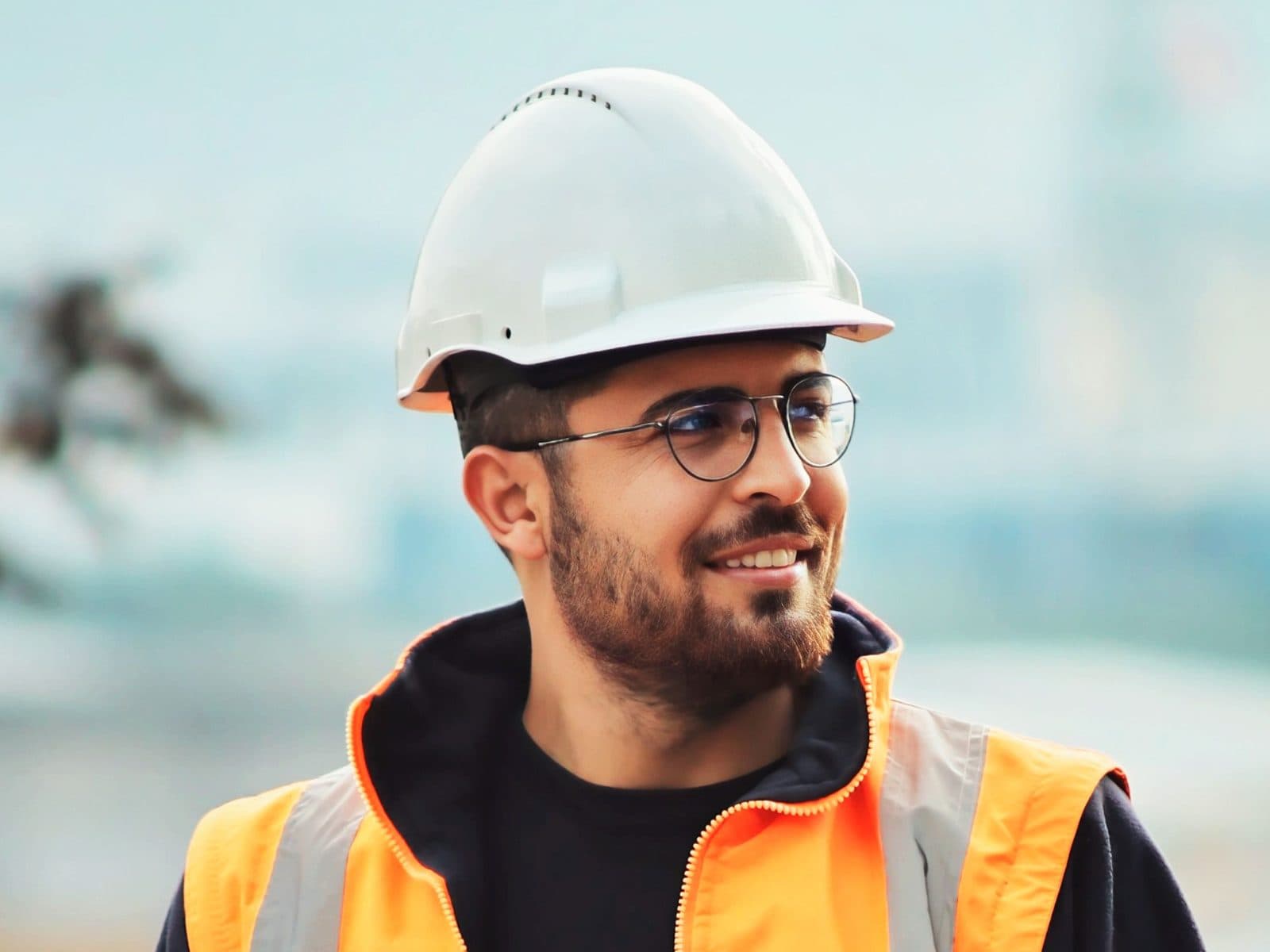Bauarbeiter auf einer Baustelle